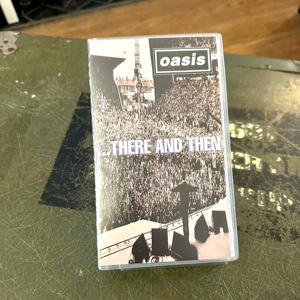 Oasis there and then vhs tape